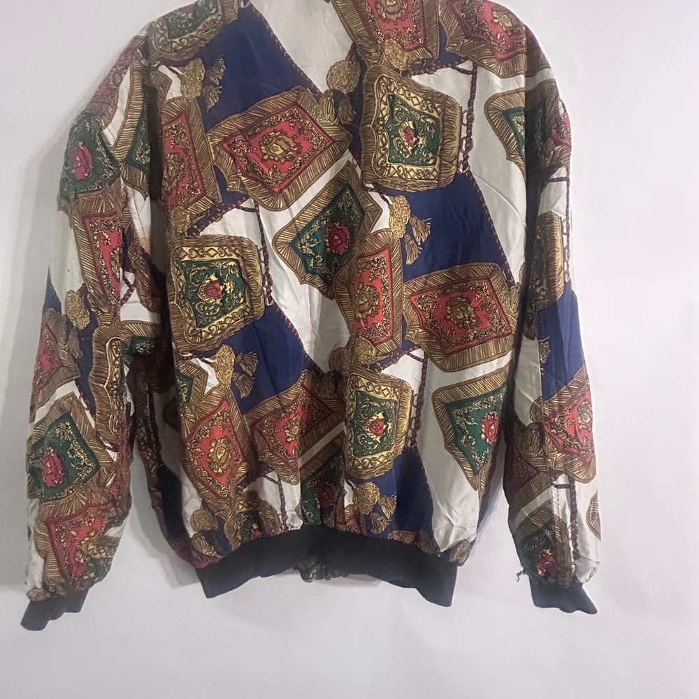Multicolor Bomber Jacket - Picture 2 of 9